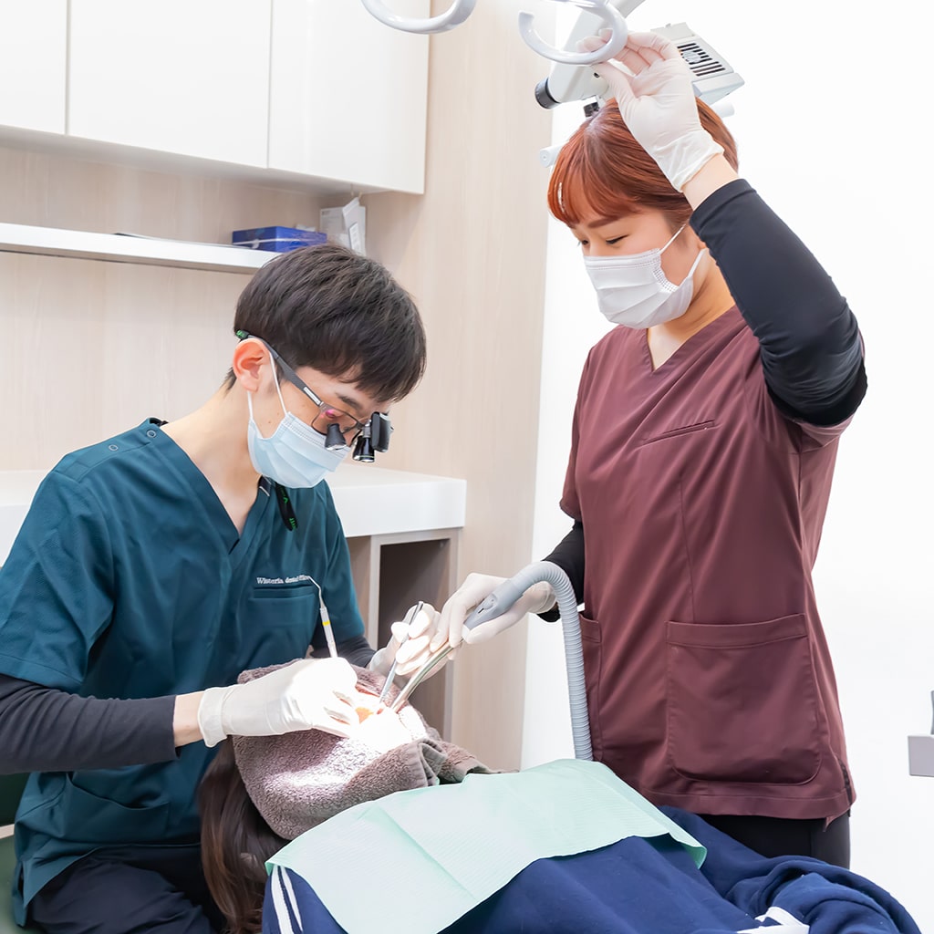 口の中の健康チェック　磨き残しのチェック